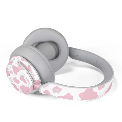 Pink Cow Print Surface Headphones Skin